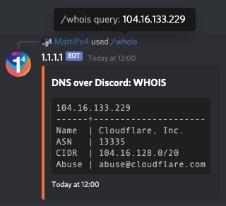 whois query: 104.16.132.229