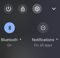 Chrome OS Settings cog