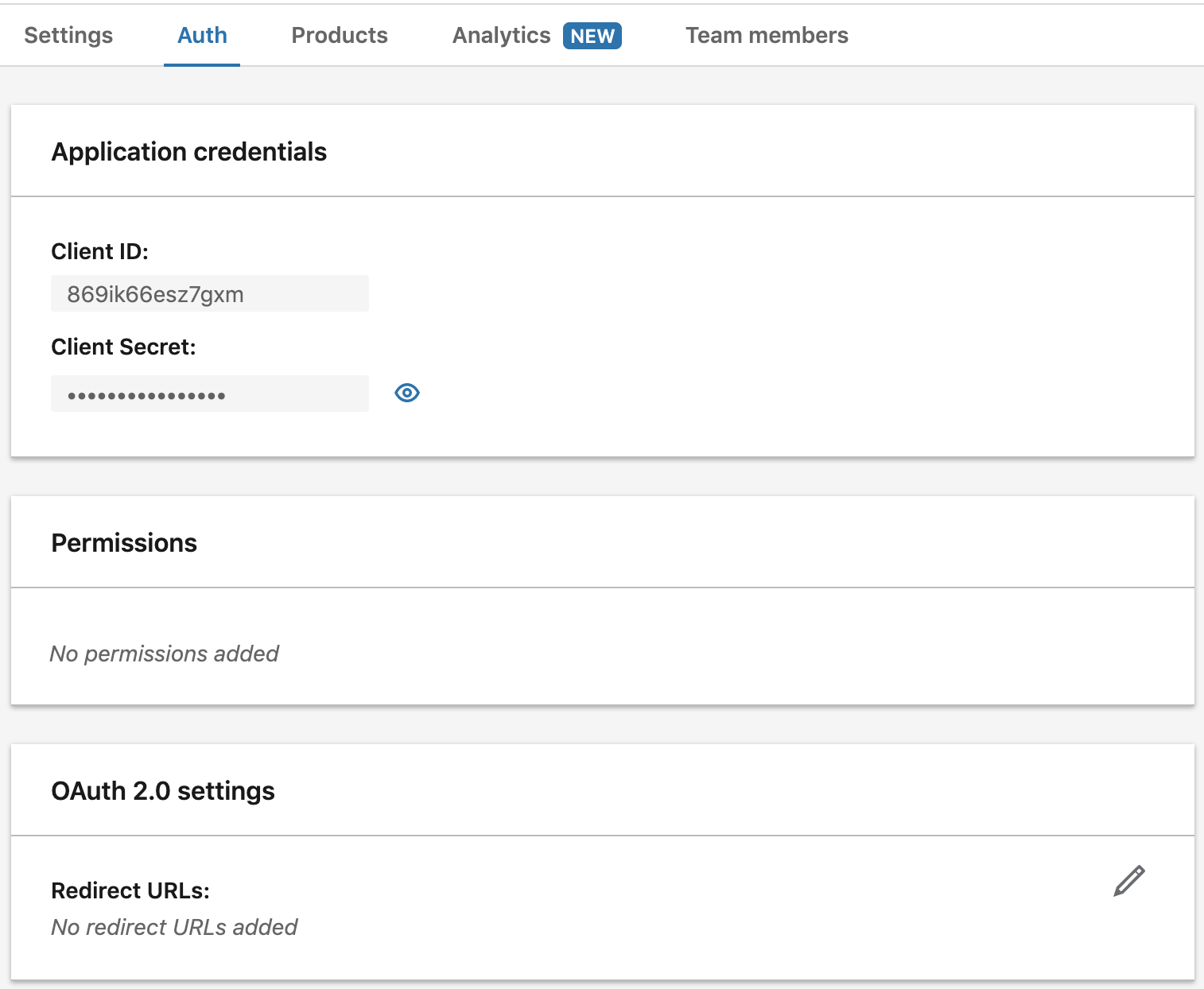 LinkedIn account settings